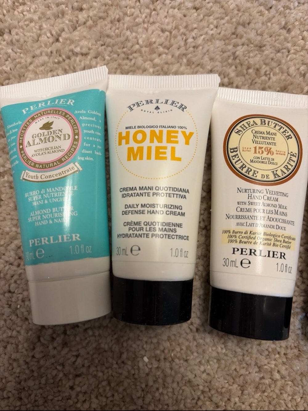 Perlier Assorted Hand Cream Set — Multi-Color Tubes - Picture 3 of 6